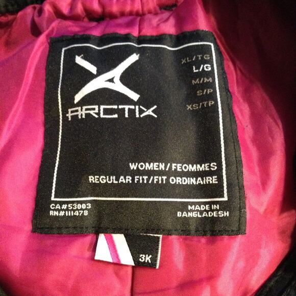 Arctix Ski/Snow pants black women’s Large - Picture 3 of 3
